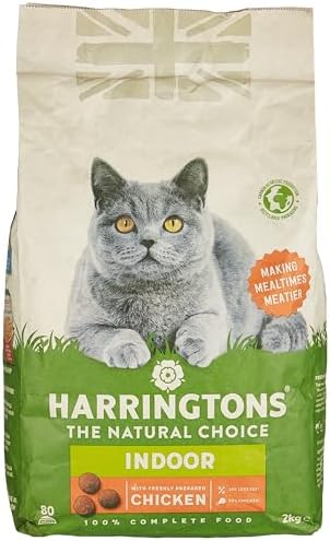 Inspired Harringtons Cat Dry Indoor Chicken 2kg