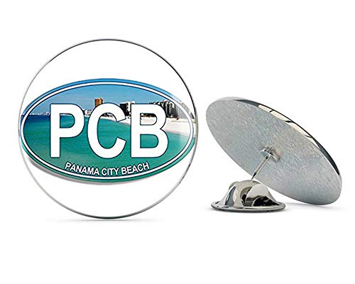 Oval PCB Panama City Beach (Florida fl Resort Gulf) Metal 0.75