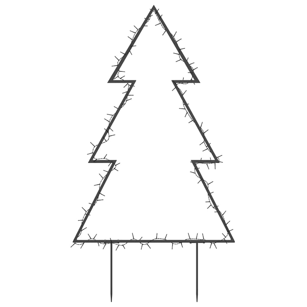 Weihnachtsbaum mit 115 LEDs, Eisen, 90 cm Höhe, 8 Lichteffekte, IP44 wasserdicht, mit Erdspießen, USB-Anschluss, für Innen und Außen, Weihnachtsbeleuchtung, Garten, Balkon, Terrasse