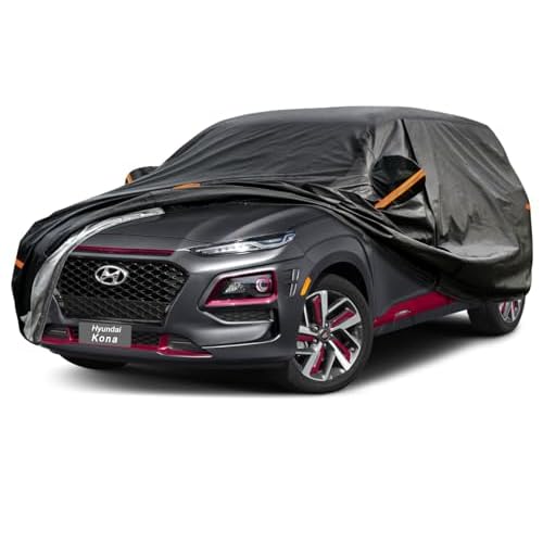 7 Layer SUV Car Cover Custom Fit Hyundai Kona (2017-2025) Waterproof All Weather, Heavy Duty Outdoor Snow Sun Rain Uv Protection (Ships from US Warehouse, Delivery 3-8 Days) Hyundai Kona (20