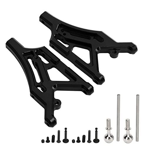 Pièces RC en métal de bras de suspension avant RC noire pour 1 7 1 8