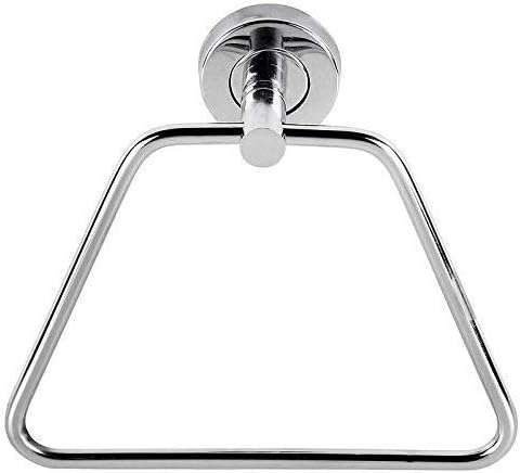 Krupasadhya Stainless Steel Towel Ring/Napkin Ring -Triangle Bathroom Towel Holder - Towel Hanger with Chrome Finish