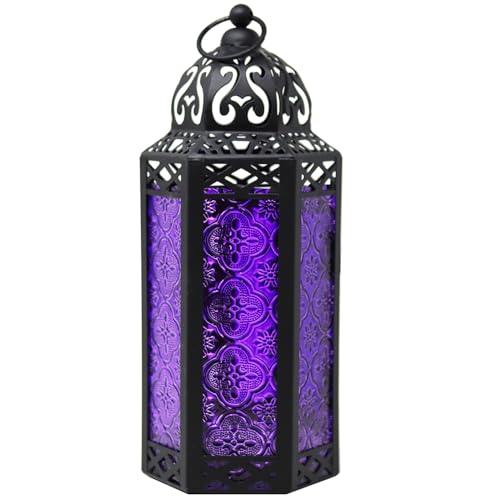 Lanterne à Bougie Marocaine, bougeoir décoratif pour Table ou à Suspendre, décorations du...