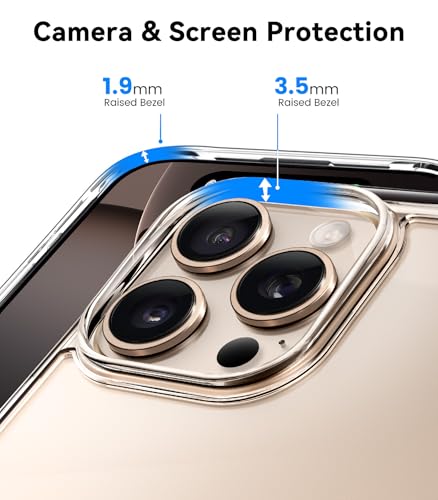 Clear Case for iPhone 15 Pro Max Phone Cases Not-Yellowing, with 2X Screen - Bild 58 von 77