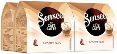 Douwe Egberts Senseo Cafe Latte (Pack of 4, Total 32 Pods)