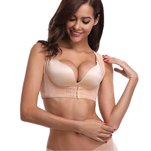 Dr. Gem Esclusivo Bra 2in1 Supporto a Schiena e Spalle per correggere la Postura ed esaltatore Decollete per Sollevare Il Seno e Migliorare Le Forme Reggiseno Push up correttore posturale L/XL 0298