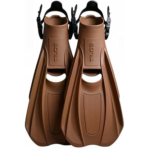 Tilos Technix Open Heel Travel Scuba Diving Snorkeling Fin (Terracotta, L/XL/ 9.5-10.5) Cover
