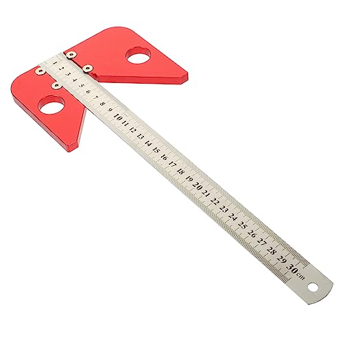 Outil de recherche de centre et tracé d'angle à 45° pour une menuiserie parfaite - 2