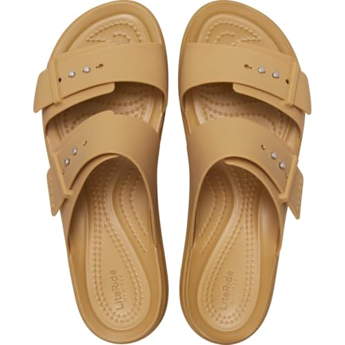 Image of Crocs Women's Brooklyn Buckle Low Wedges