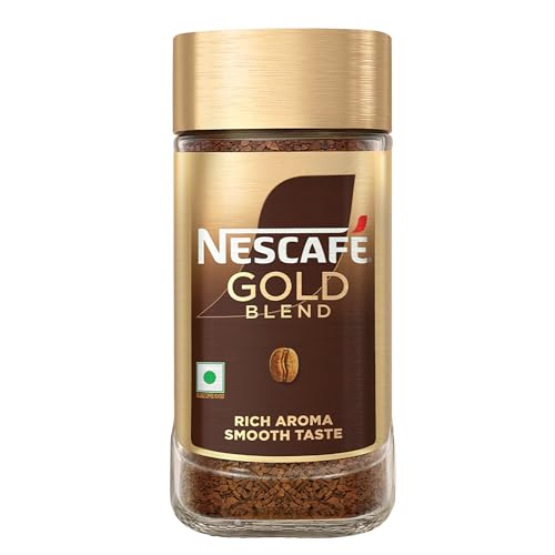 Image of NESCAFE Gold Instant Coffee Powder | Premium Imported Coffee | Freeze Dried | Rich & Smooth Taste | 50g, Jar (Pack of 2)