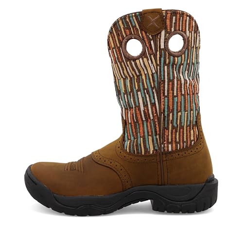 Image of Twisted X Women's 9 inch Pull On Soft Round Toe All Around Western Work Boot