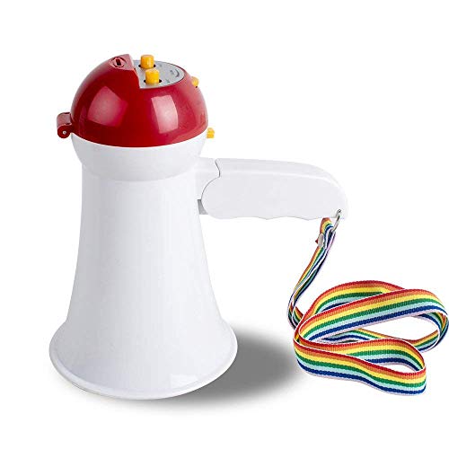 Denshine Mini Bullhorn Megaphone Speaker Foldable Portable Handheld Megaphone Loud Speaker Bullhorn Voice Amplifer - Thumbnail 5