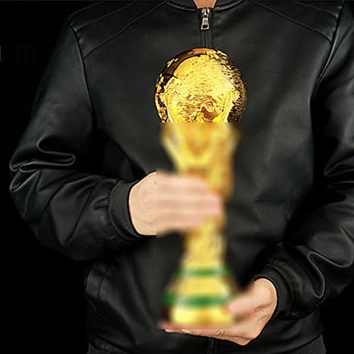 Resina Troféu dos Campeões de Futebol Galvanoplastia Cor Dourada Copa do Mundo Colecionáveis Réplica