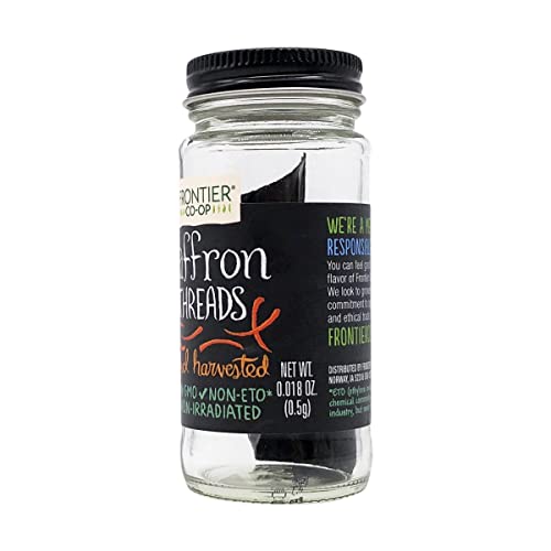 Frontier Co-op Saffron, Kosher, Spices, Premium Saffron Threads | 0.24 Ounce (Pack of 1) - Image 3