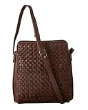 [IMAI BAG since 1977] イマイバッグ ショルダーバッグ 本革 バッグ レディース 斜めがけ ポシェット ポニーメッシュ 大容量 大容量 ファスナー (33165 チョコ)