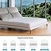 XKETA Grounding Mat for Bed, Grounding Pad for Sleeping, Reduce Anxiety and Inflammation, Pain Relief, Improve Energy - Pure Silver Fiber, Grounding Cord, Test Pen & Safety Adapter (Queen)