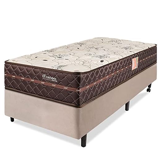Cama Box Colchão Solteiro Ortopédico Firme Espuma D33 Antialérgico Certificado 88x188x58cm - BF Colchões