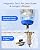 Waterdrop Mega Spin Down Sediment Filter, Upgraded Reusable Backwash Whole House Water Filter System for City/Well Water, 500 Micron+200 Micron,1" MNPT + 3/4“FNPT, BPA Free