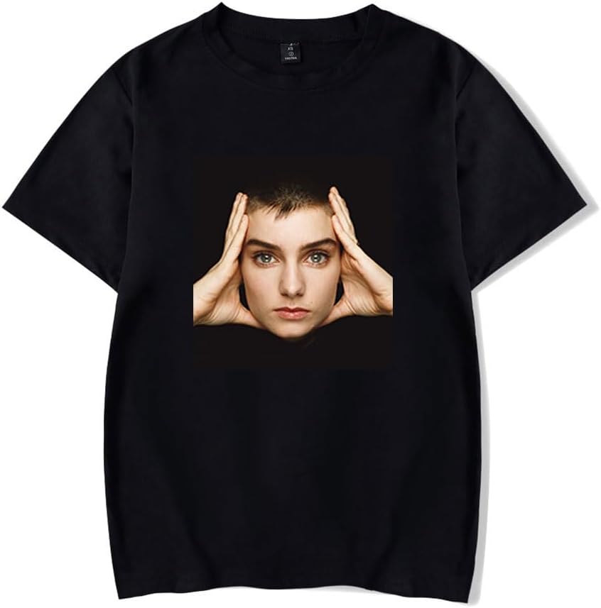 YIQYHAVSinead O'Connor Tshirt Summer Pullover Casual T-Shirt Hip Hop Short Sleeve Unisex Tops Tees
