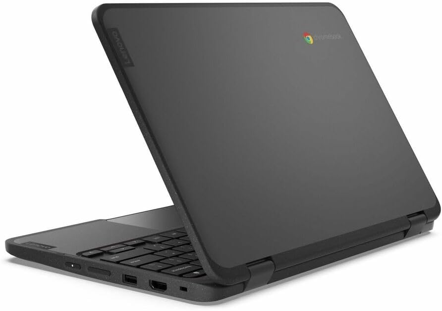 Lenovo 500e Chromebook Gen 4s 83L40000US 11.6" Touchscreen Convertible 2 in 1 Chromebook - HD - Intel N-Series N100-4 GB - 64 GB Flash Memory - English Keyboard - Gray