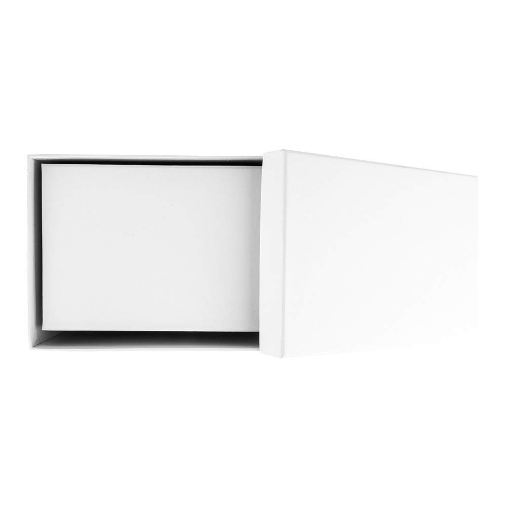 5 Boîtes Cadeaux Ovales Blanc Carton - Tailles Emboîtables - DIY Anniversaire, Mariage