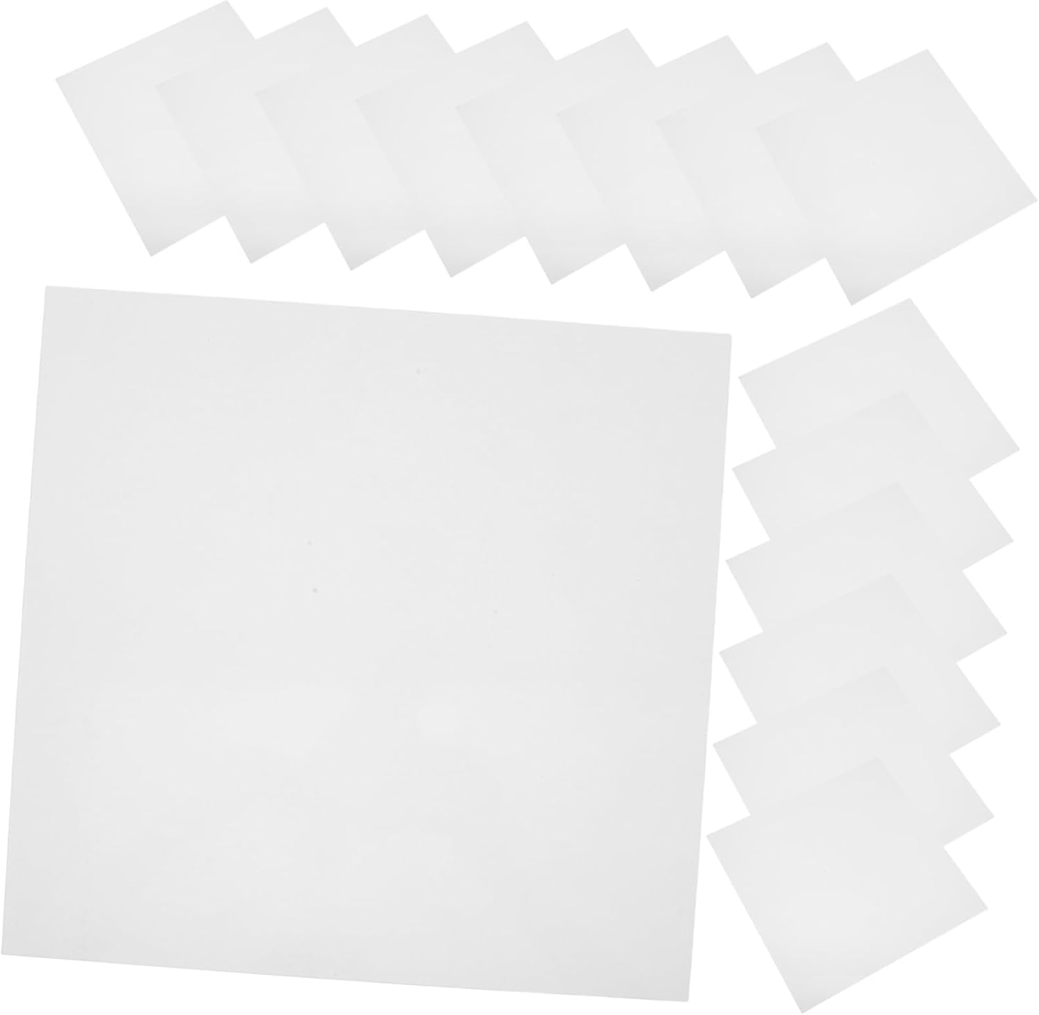 ARTIBETTER 15pcs Translucent Stencil Sheets Blank Craft Template Material Semi-Transparent Pet for Cutting Machines for Projects Drawing and Engraving