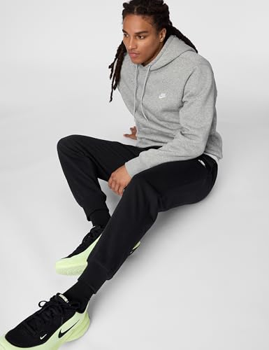 Nike Pants M NK Club Knit Jogger, Black/White, FQ4330-010, XS