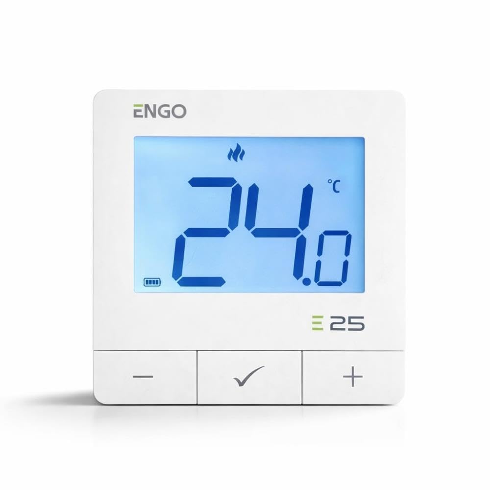 ENGO E25 zestaw startowy inteligentny termostat Zigbee bezprzewodowy termostat pokojowy z inteligentnym zaworem grzejnika i bramą, sterowany aplikacją system grzewczy do grzejników, inteligentne