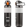 Sports-Water-Bottles-with-Straw-27oz-Black-Leak-Proof-Tritan-BPA-Free-Drinking-Bottles-for-Fitness-Gym-Yoga-Running-Walking-Cycling-Car-Camping-Hiking-Fishing-Outdoors-School Valueder Sports Water Bottle with Straw 27oz Black Leak Proof Tritan BPA Free Drinking Bottles for Fitness Gym Yoga Running Walking Cycling Car Camping Hiking Fishing Outdoors School