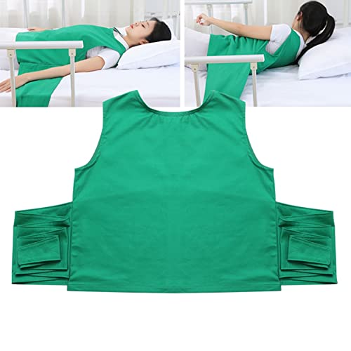 ベッド 安全帯 保護ベルト 抑制帯 介護 自傷行為防止 車椅子安全ベルト 介護用品 ベッドや車いす からの落下を防ぐための拘束ベスト、快適で通気性・着脱が簡単・ジッパー付き・洗える、患者の安全を守る (1.75M以上)