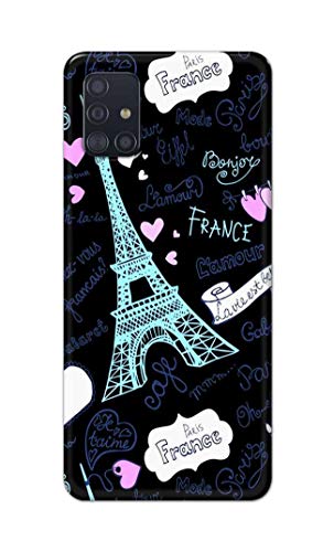Image of PRINTFIDAA Lovers Famous Place Eiffel Tower in Paris Printed Designer Hard Back Case Cover for Samsung Galaxy M31S -(UO) MVN1003