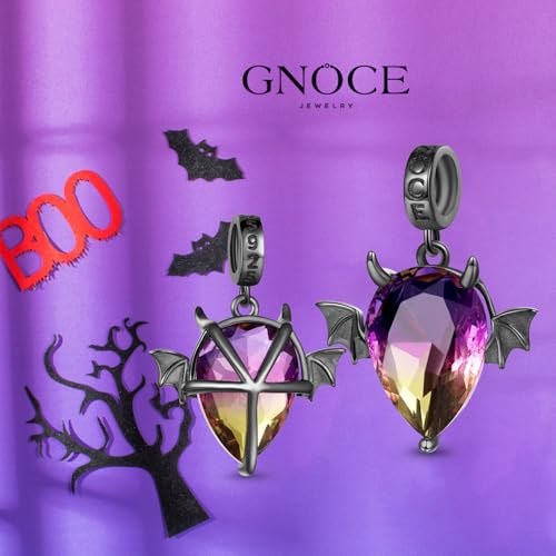 Image of GNOCE Halloween Charm Bracelet Fit Pandora Beads for Women Gift
