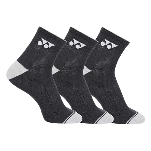 Image of YONEX Quarter Length Performance Sports Socks (Badminton, Running, Gym & Indoor Training), Pack of 3