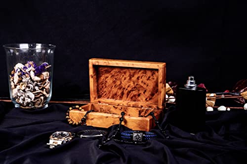 Bazaardi Hand Carved Wooden Multipurpose Keepsake Jewelry Decorative Art Box Storage Organizer (Large Wood Box,Antique) (Medium) #TOP5