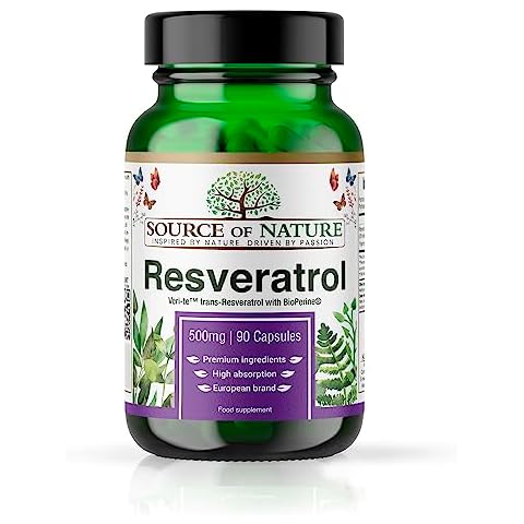 Source of Nature® 500mg Resveratrol Capsules Cover