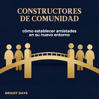 Diseño de la portada del título Constructores De Comunidad