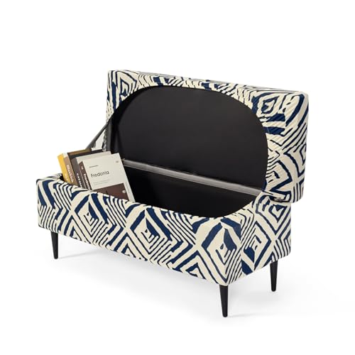 FUANGUI Ottoman Cover Slipcovers Rectangular Folding Stretch