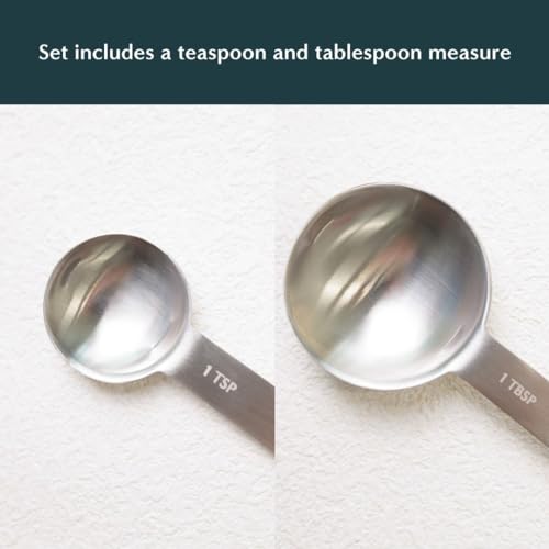 Naoki Matcha Stainless Steel Measuring Spoon Set