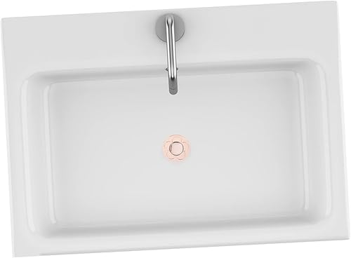 Miniatura 5 de Uonlytech Tapón universal para lavabo de drenaje de presión de drenaje de oro rosa para baño, lavabo