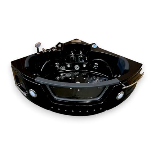 Whirlpool Badewanne Mykonos 150×150 cm für 2 Personen mit Farbtherapie