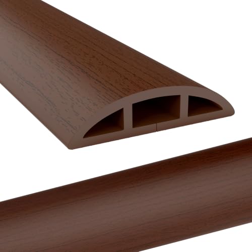 Image of Eapele Floor Cord Cover 10ft Cord Covers for Wires on Floor, Heavy Duty Extension Cord Cover, Rubber Floor Cable Cover, Prevent Trip Hazard for Sidewalk Home Office Outdoor or Indoor Settings