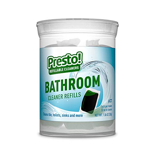 Presto! by Amazon: Bathroom Cleaner Refills 6-pack (makes 6 bottles of Presto! cleaner), Refill, reuse, reduce