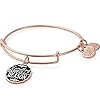 Alex-and-Ani-Words-are-Powerful-Everything-Happens-for-A-Reason-Bangle-Bracelet Alex and Ani Mantras + Inspirational Expandable Bangle for Women, Everything Happens for a Reason Charm, Shiny Rose Gold Finish, 2 to 3.5 in