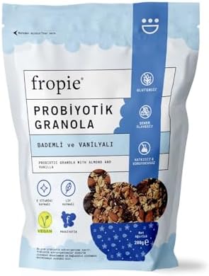 Fropie Probiyotik Granola - Badem & Vanilya 200 gr — Amazon ürün görseli