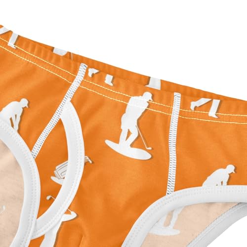White Golf Players Toddler Boy's Underwear 2T 202c14144