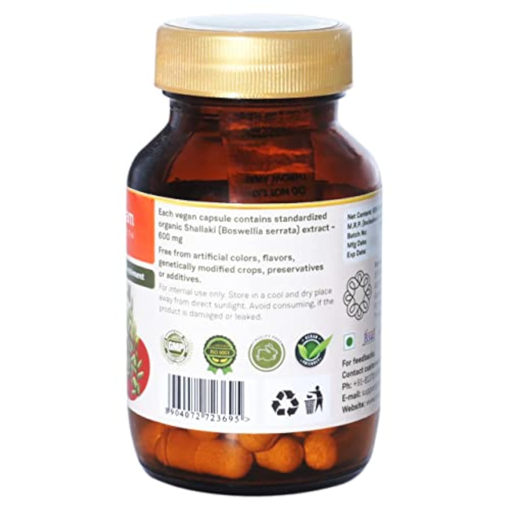 Shallaki Capsules 60 Nos, Bone and Joint Wellness