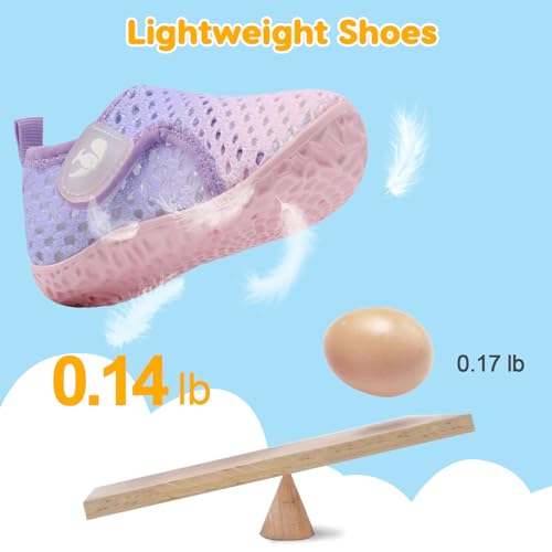 Image of FEETCITY Baby Boys Girls Water Sport Shoes Barefoot Kids Aqua Socks Quick-Dry Beach Swim Pool Shoes