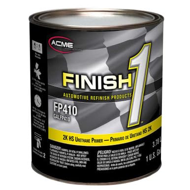 Acme Finish 1 High Build 2K HS Gray Urethane Primer (Gallon),128 Fl Oz (Pack of 1)