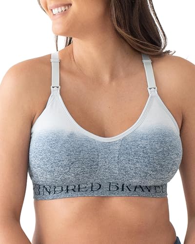 Kindred Bravely Sublime Nursing Sports Bras for Breastfeeding, Soft & Stretchy Maternity Bra (Ombre...