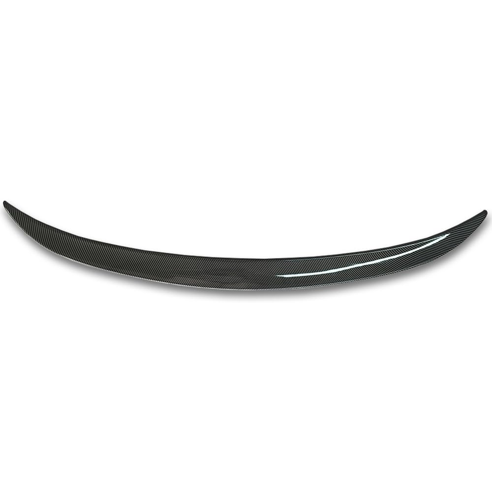 BTFLKAX Car Rear Spoiler for BMW 3 Series F30 2013-2019 Modified MP, Rear Trunk Boot Lip Spoiler Rear Wing Body Kits Car Spoiler Rear Splitter Modification Accessories, Carbon Fiber Texture
